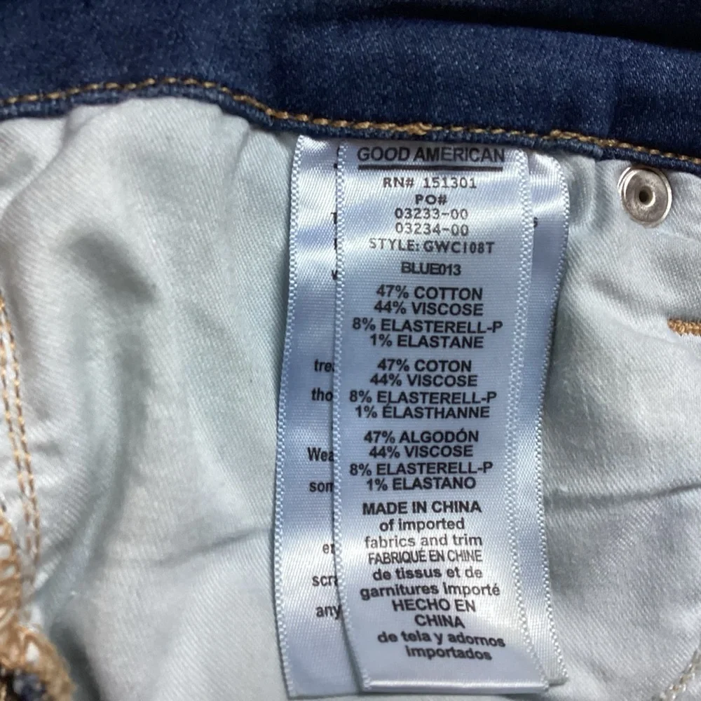 GOOD AMERICAN GOOD WAIST SKINNY CROP JEANS - Picture 5 of 15